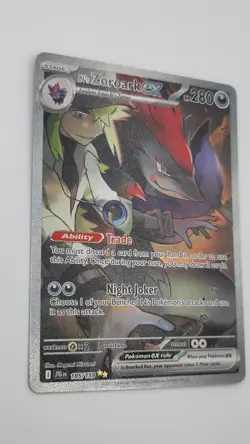 N's Zoroark ex 185/159 Sv09: Journey Together Holo Pokemon Card - Image 2
