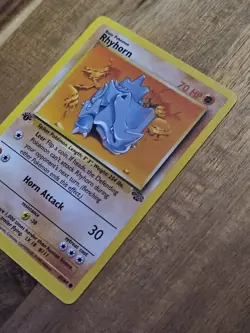 Rhyhorn 1st Edition - NEAR MINT- #61/64 - Jungle Set 1999 - Pokemon Card WoTC - Image 4