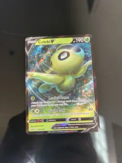 Pokemon TCG Holo V EX Card Lot Jirachi EX Celebi V Mewtwo V 12 Cards - Image 4
