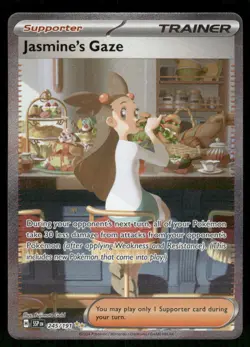 Pokemon Cards Jasmine's Gaze 245/191 Surging Sparks Special Illustration Rare NM - Image 1