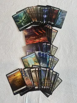 Magic: The Gathering Full Art Land Lot - Forest,Mountain,Swamp,Plains,Island-65 - Image 2