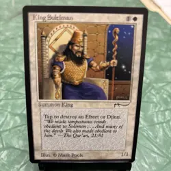 Mtg King Suleiman Arabian Nights Magic The Gathering - Image 1