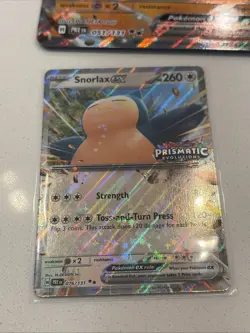 Pokemon TCG Snorlax EX 076/131 Prismatic Stamp, Blissey EX 134/167 Stamped NM - Image 2