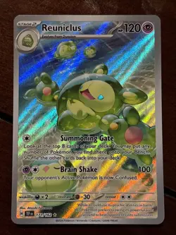 Pokemon Temporal Forces Reuniclus 171/162 Illustration Rare Holo - Image 1