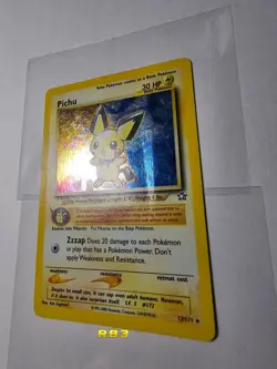 Pokemon TCG | Pichu - 12/111 | Holo | Neo Genesis 2000 | Vintage - Image 5