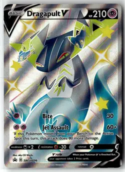 Dragapult V ⭐ SWSH096 Holo Promo SWSH Black Star 2019 Pokemon NM - Image 1