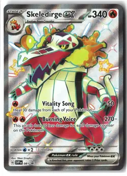 Skeledirge ex ⭐ 081 Holo Promo Scarlet & Violet 2023 Pokemon NM - Image 1