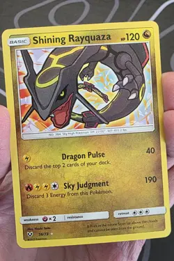 Pokemon Shining Rayquaza Shiny Holo Rare Shining Legends 56/73 Basic Mint!! - Image 3