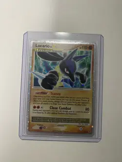 Lucario LV.X DP12 Black Star Promo Holo 2007 Pokemon MP - Image 1