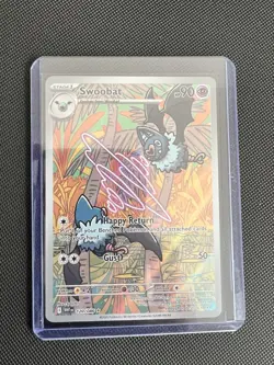 Pokemon TCG Swoobat 120/086 White Flare Illustration Rare English - Image 3