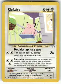Clefairy Neo Genesis Uncommon Pokemon Near Mint or Better - Image 1
