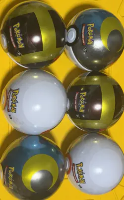 Lot Of 6 Pokemon - Sealed Pokeballs - 3 Packs Per Tin - Image 2