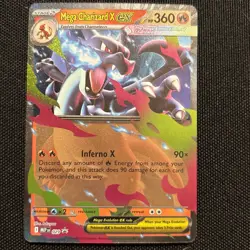🪶Mega Charizard X ex (029) Mega Evolution Promo​ Near Mint Holofoil Pokemon TCG - Image 1