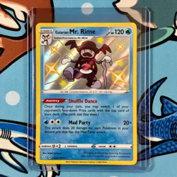 Galarian Mr. Rime SV021/SV122 Baby Shiny Holo Pokemon Shiny Fates - ENG - Image 1