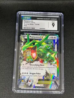 Rayquaza EX - Holo - Pokemon XY Roaring Skies 75/108 (2015) - CGC 9 - Image 1