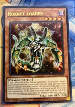 Yugioh! Rokket Loader, BPRO-EN001, Ultra Rare, 1st Edition - Image 1