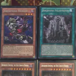 Archfiend Heiress JOTL-EN029 & Palabyrinth 066 + 2 x Emperor 031 1st Ed YuGiOh - Image 2