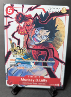One Piece TCG Monkey D. Luffy ST01-012 – 3rd Anniversary – NM - Image 1
