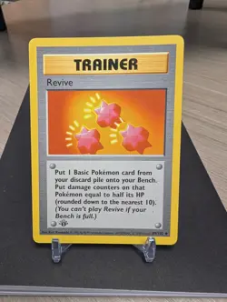 Pokemon Cards: Base Set 1st Edition Uncommon: Revive 89/102 #89 Shadowless - Image 2