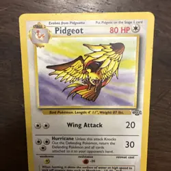 Pidgeot 24/64 Jungle Rare Pokemon Card Non-Holo LP 1999 Wizards TCG - Image 2