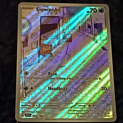 Pokemon Slowpoke Holo TCG Card SV1 204/198 Basic Water 70 HP Headbutt 20 - Image 5