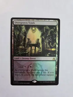 Magic the Gathering MTG Overgrown Tomb Ravnica Remastered Foil - Image 1