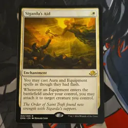 Magic: The Gathering Sigarda's Aid Eldritch Moon Enchantment White Rare Regular - Image 1