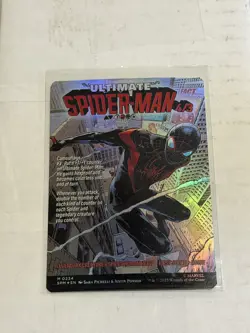 Miles Morales (0234) (Borderless) MTG Marvel's Spider-Man Foil - Image 1