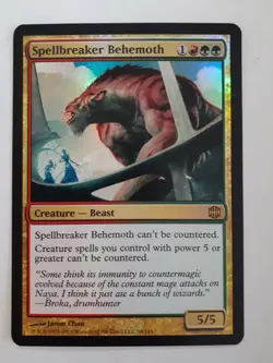 MTG Bling - Foil - Spellbreaker Behemoth - Alara Reborn -R329 - Image 1