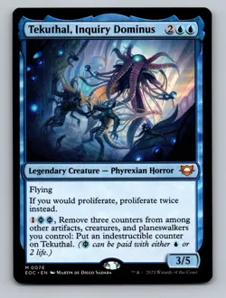 Tekuthal, Inquiry Dominus M Commander: Edge of Eternities 78 NM - Image 1