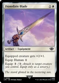 DUNEDAIN BLADE x4 mtg NM-M Lord of The Rings 4 Common - Image 1