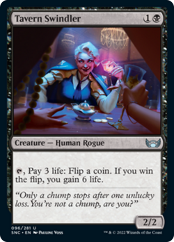 x4 Tavern Swindler SNC MTG 96/281 UNCOMMON M/NM 4x - Image 1