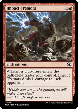 Impact Tremors 0285 - Regular - NM - March of the Machine MTG - Image 1