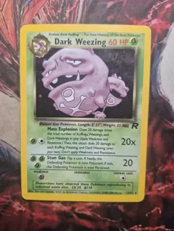 Dark Weezing - 14/82 - Holo Unlimited Team Rocket - Pokemon Card - MP - Image 1