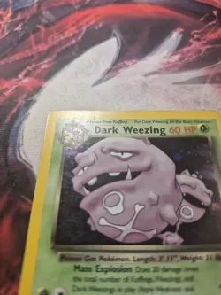 Dark Weezing - 14/82 - Holo Unlimited Team Rocket - Pokemon Card - MP - Image 2