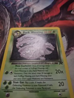 Dark Weezing - 14/82 - Holo Unlimited Team Rocket - Pokemon Card - MP - Image 3