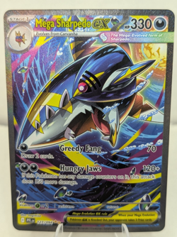 Mega Sharpedo ex 127/094 Pokemon TCG Me02: Phantasmal Flames SIR Holo NM - Image 1