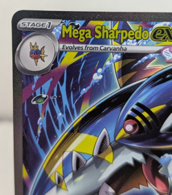 Mega Sharpedo ex 127/094 Pokemon TCG Me02: Phantasmal Flames SIR Holo NM - Image 2