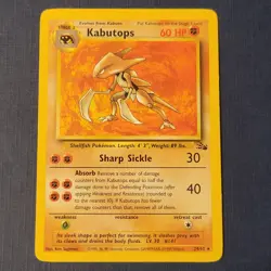 Pokemon Kabutops 24/62 Fossil Regular Lightly Played *FREE SHIPPING* - Image 1