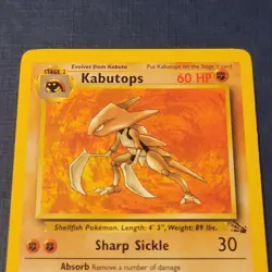 Pokemon Kabutops 24/62 Fossil Regular Lightly Played *FREE SHIPPING* - Image 2
