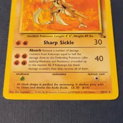 Pokemon Kabutops 24/62 Fossil Regular Lightly Played *FREE SHIPPING* - Image 3