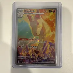 Rapidash 189/182 Illustration Rare IR Holo Sv: Destined Rivals Pokemon TCG Card - Image 1