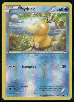 Pokemon - Psyduck 16/122 Reverse Holo XY BREAKpoint LP - Image 1