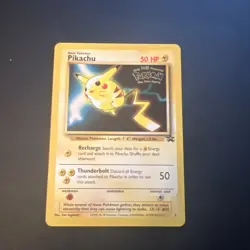 Pikachu 4 Pokemon First Movie WB Promo Black Star TCG - Image 1