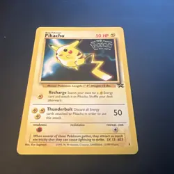 Pikachu 4 Pokemon First Movie WB Promo Black Star TCG - Image 3