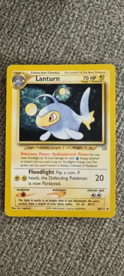 Lanturn - Pokemon TCG - MP - Uncommon - Neo Genesis 38/111 - Image 1