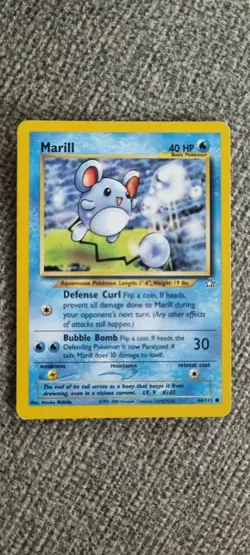 Marill - Pokemon TCG - MP - Common - Neo Genesis 66/111 - Image 1