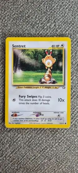 Sentret - Pokemon TCG - MP - Common - Neo Genesis 71/111 - Image 1