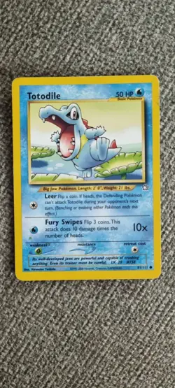 Totodile - Pokemon TCG - MP - Common - Neo Genesis 81/111 - Image 1