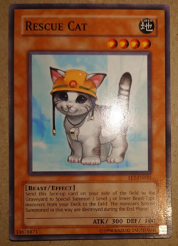 Yugioh Rescue Cat FET-EN033 Common - Image 1